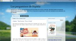 Desktop Screenshot of pergaminosdehipatia.com